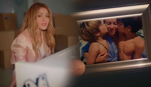 Shakira dedicó "Acróstico" a sus hijos. Foto: captura/YouTube