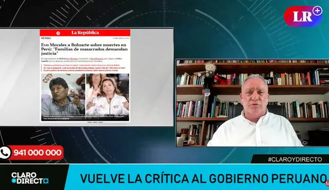 Augusto Álvarez Rodrich se mostró totalmente en contra que AMLO, Evo Morales y Gustavo Petro se metan en la política peruana. Foto: LR+/Video: LR+