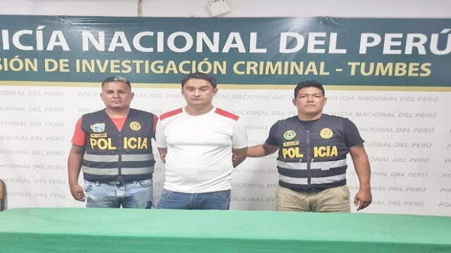 Exmiembro de la Policía de Ecuador es capturado por feminicidio. Foto: La verdad con Pastor Neyra