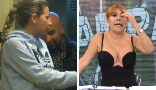 Las cámaras de "Magaly TV, la firme" captaron a la pareja de 'Cuto' Guadalupe con otro hombre en un hotel. Foto: composición LR/captura/ATV - Video: ATV