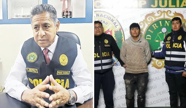 Indignado.  Jefe de la Divincri lamentó el asesinato  de suboficial Olenka Cabrera. Foto: LR