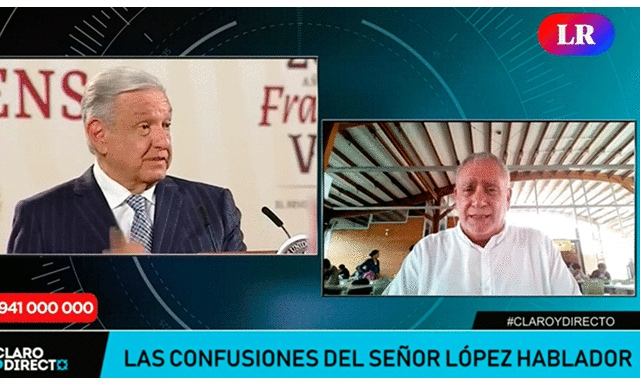 Álvarez Rodrich calificó al mandatario de México como "patán". Foto: captura de Claro y Directo