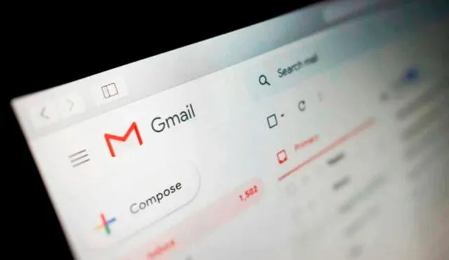 Gmail es el servicio de correo electrónico más usado del mundo. Foto: T13