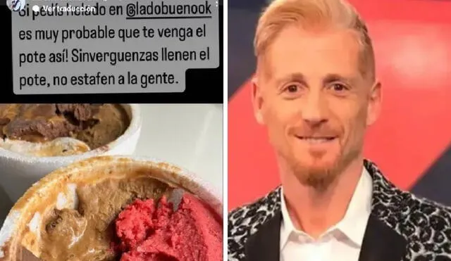 Esto se dijeron Martín Liberman y la heladería Lado Bueno por el reclamo que hizo el periodista argentino. Foto: composición LR/captura de Instagram/Cucinare