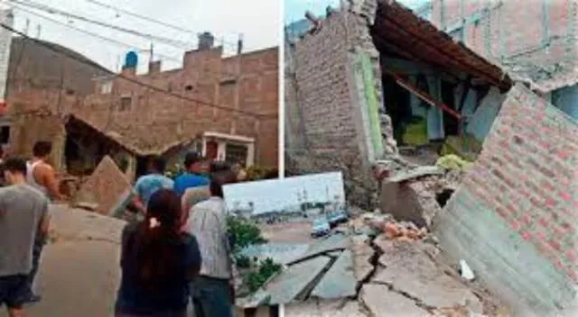 Ministerio Público investiga derrumbe de casas en Chancay. Foto: composición LR/ difusión