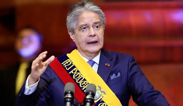 Guillermo Lasso cerro la Asamblea Nacional el miércoles 17 de mayo de 2023. Foto: AFP