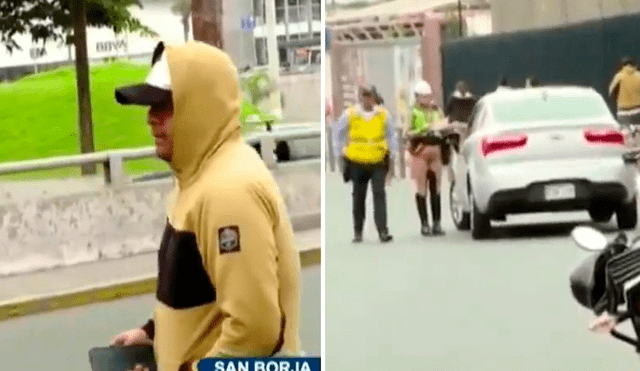 Los taxis colectivos suelen estar acompañados de sujetos que actúan de 'jaladores', quienes facilitan este servicio informal . Foto: composición LR/Panamericana