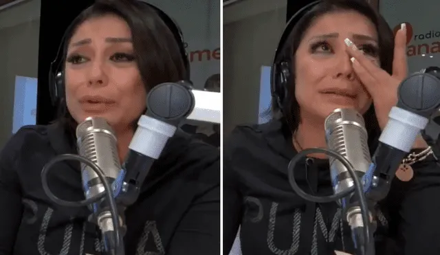 Karla Tarazona recibió la sorpresa del cantante Álvaro Rod y tras ello, derramó algunas lágrimas. Foto: composición LR/Facebook/Radio Panamericana - Video: Facebook/Radio Panamericana Karla Tarazona recibió la sorpresa del cantante Álvaro Rod y tras ello, derramó algunas lágrimas. Foto: composición LR/Facebook/Radio Panamericana - Video: Facebook/Radio Panamericana