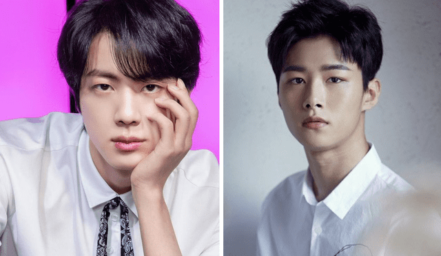 Jin, actualmente en el servicio militar, será interpretado por el actor Seo Ji Hoon en "Youth". Nueva serie está inspirada en el Universo de BTS. Foto: composición LR/Hybe/Naver