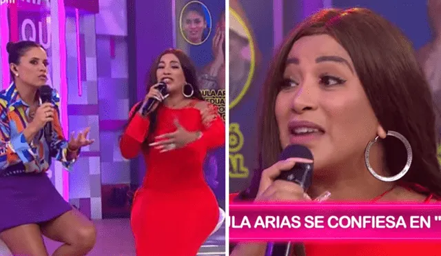 Paula Arias ya no quiere que le consulten sobre Eduardo Rabanal. Foto: composición LR/América TV - Video: América TV