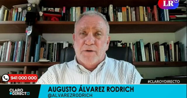 Augusto Álvarez Rodrich también habló sobre la presidencia remota que plantea Dina Boluarte. Foto: Claro y Directo.