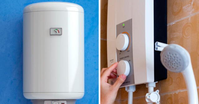 Conoce las diferencias entre un calentador de agua y una ducha eléctrica. Foto: composición LR/multiserviciosprecisur