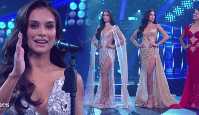 Estas son las cinco clasificadas en el top 5 del Miss Perú. Foto: composición LR/captura de América TV - Video: América TV