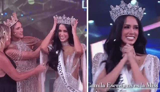 Camila Escribens es la flamante Miss Perú 2023. Foto: captura de América TV