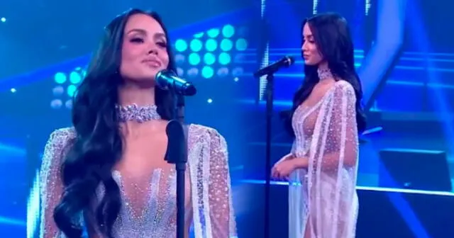 Camila Escribens se convirtió en Miss Perú 2023 tras dos intentos fallidos. Foto: captura de América TV