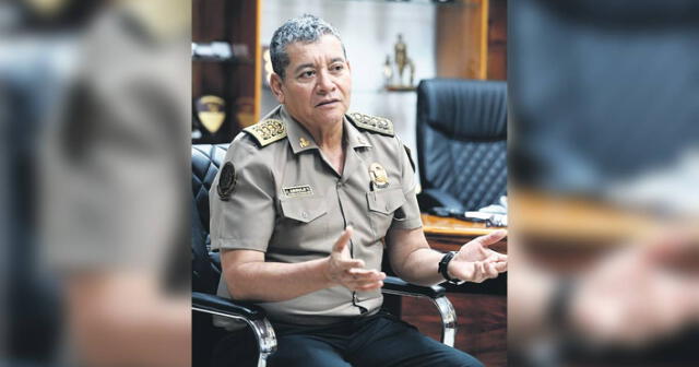 Se sinceró. Comandante general de la PNP, Jorge Angulo. Foto: Marco Cotrina/La República