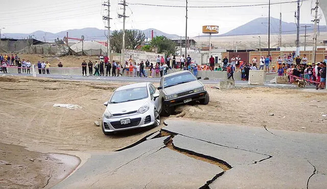 Problema. Vecinos advirtieron sobre riesgos de construcción, pero la empresa, según ellos, aseguró que no ocurrirían daños. Foto: difusión