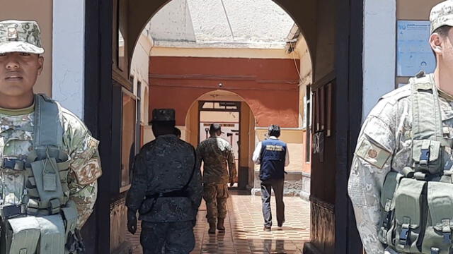 Local del Ejército del Perú, en la ciudad de Lambayeque, fue intervenido por Fiscalía. Foto: difusión