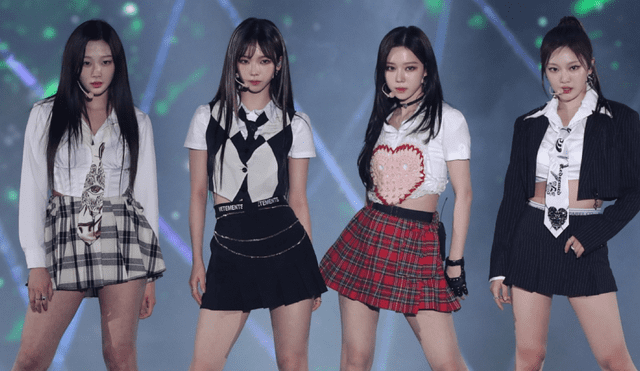 Grupo de k-pop aespa es integrado por Giselle, Karina, Winter y Ningning. Sus conciertos en Latinaomérica serán en septiembre del 2023. Foto: SM