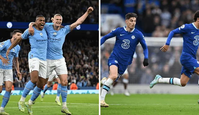 El último encuentro entre ambos fue goleada 4-0 del City. Foto: composición LR/AFP