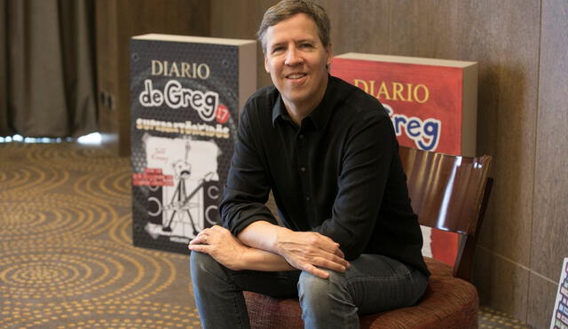 Jeff Kinney ha vendido 275 millones de libros con su saga juvenil. Foto: La República