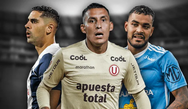 Alianza Lima, Universitario y Sporting Cristal se ubican en el primer, segundo y tercer puesto de la Liga 1, respectivamente. Foto: composición de Fabrizio Oviedo/La República