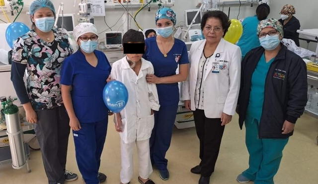 Niño fue operado en el Hospital Regional de Ayacucho. Foto: El Chilalo Noticias