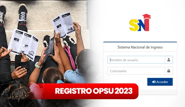 El Registro en la OPSU es indispensable para aquellos que deseen cursar una carrera universitaria en Venezuela. Foto: captura LR/AFP/SNI