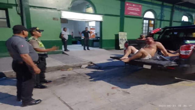 Capturan a sujeto que atacó a adulto mayor. Foto: Noticias Iquitos