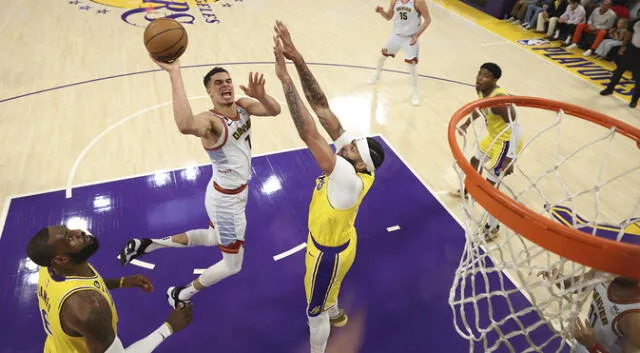 Nuggets ganó a Lakers y paso a la final de NBA por primera vez en su historia. Foto: AFP