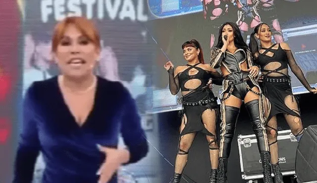 Magaly habló del momento que vivió Michelle Soifer en Reggaeton Lima Festival. Foto: captura de ATV/Instagram/Michelle Soifer - Video: ATV