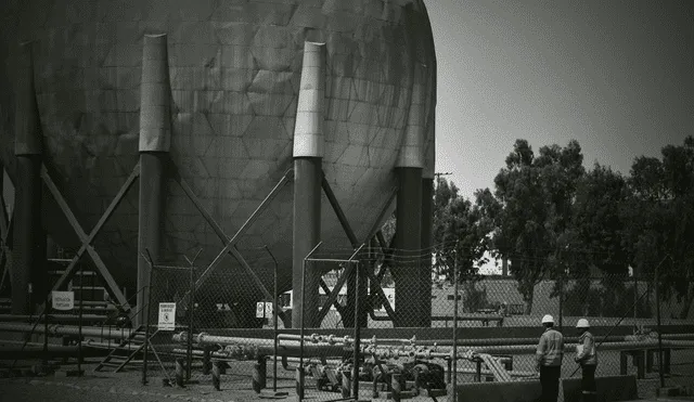 Esto es una esfera de almacenamiento de GLP. Foto: Osinergmin