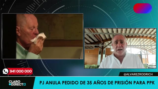 Augusto Álvarez Rodrich arremete contra el fiscal José Domingo Pérez. Foto y Video: LR+