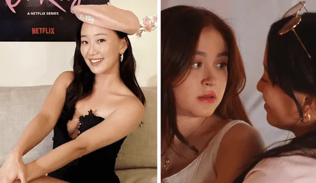 Yuri, personaje que despierta un 'crush' en la protagonista de "Besos, Kitty", es interpretada por la actriz de origen coreano Gia Kim. Foto: composición LR/Netflix