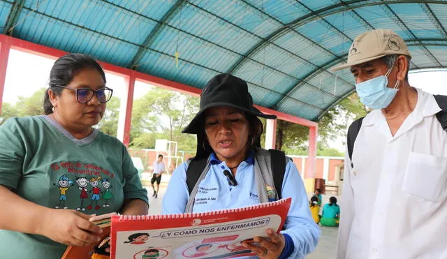 Implementan estrategias contra el dengue en colegios de Sechura. Foto: difusión