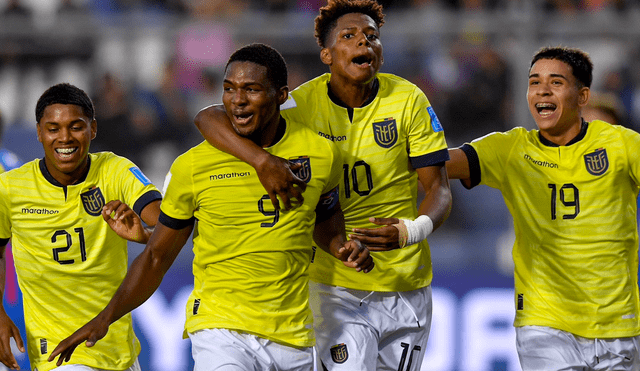 Ecuador se ubica en la tercera casilla del grupo B del Mundial Sub-20. Foto: FEF