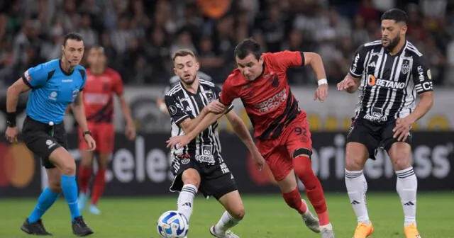 Atlético Mineiro ganó de local a Athletico Paranaense. Foto: Conmebol Libertadores