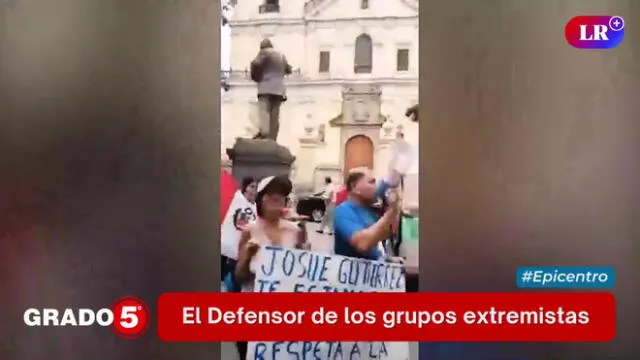 Josué Gutiérrez se reunió con el grupo extremista "Los Combatientes". Foto/Video: Grado 5 - LR+