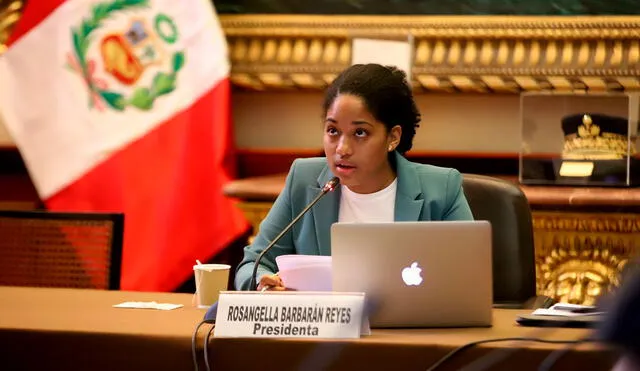 La Comisión de Economía es presidida por la congresista Rosangella Barbarán. Foto: difusión