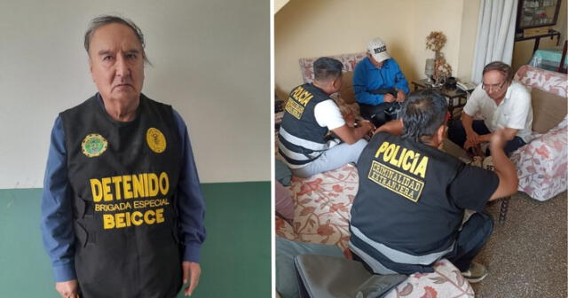 El detenido José Manuel Medrano Campos tiene 75 años. Foto: PNP