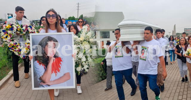 Restos de Princesita Mily llegó a los interiores del cementerio donde será enterrada. Foto: composición LR/Rosario Rojas/La República