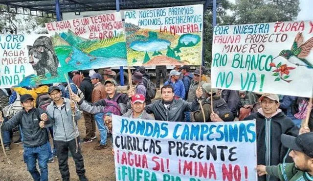 Los ciudadanos de la sierra piurana tomarán más medidas contra la mina. Foto: difusión