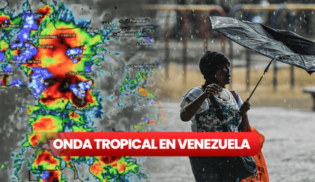La onda tropical tocará suelo venezolano en las próximas horas, reporta el Inameh. Foto: composición LR/AFP/Inameh