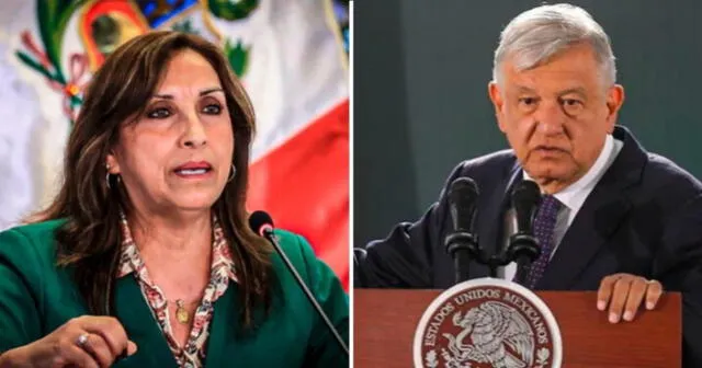 La presidenta Dina Boluarte cuestionó las declaraciones del presidente Andrés Manuel López Obrador. Foto: composición LR - Video: Presidencia