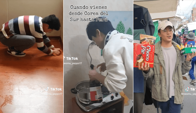 Joven coreano muestra su vida en Perú. Foto y video: @neomu_yeppo17