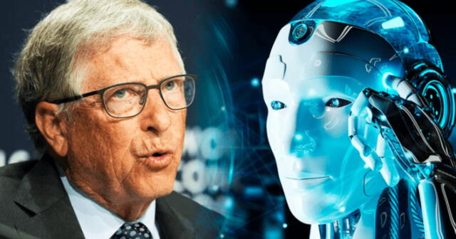 Según Bill Gates, la inteligencia artificial (IA) avanzará a tal punto que podrá ejercer, en el futuro, algunas carreras realizadas por humanos. Foto: composición LR/AP/Auditech