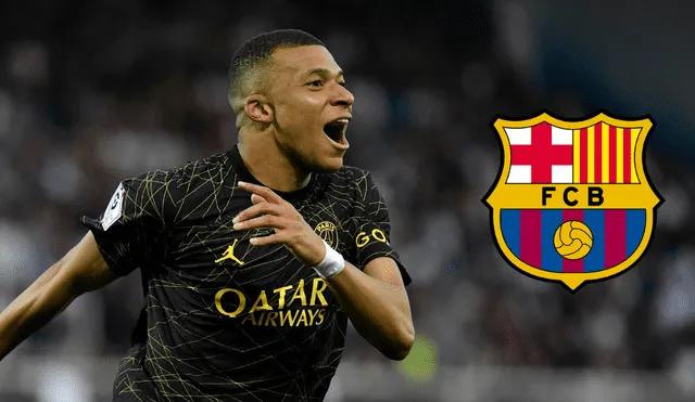 Mbappé intentará ganar su primera Champions con el equipo parisino. Foto: Composición LR/AFP/FC Barcelona