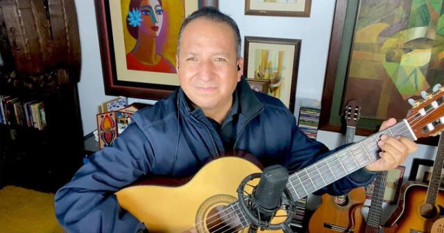 Diosdado Gaitán Castro es un cantautor ayacuchano de música andina. Foto: composición LR/Diosdado Gaitán Castro/Instagram