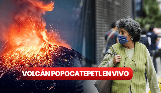 El volcán Popocatépetl continúa liberando gases y cenizas que han alcanzado varias localidades del centro de México. Foto: composición de Jazmin Ceras/El País