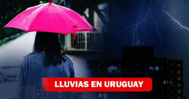 Uruguay ha tenido fuertes lluvias entre el miércoles y viernes pasado. Foto: composición LR/Freepik